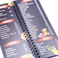 menu card