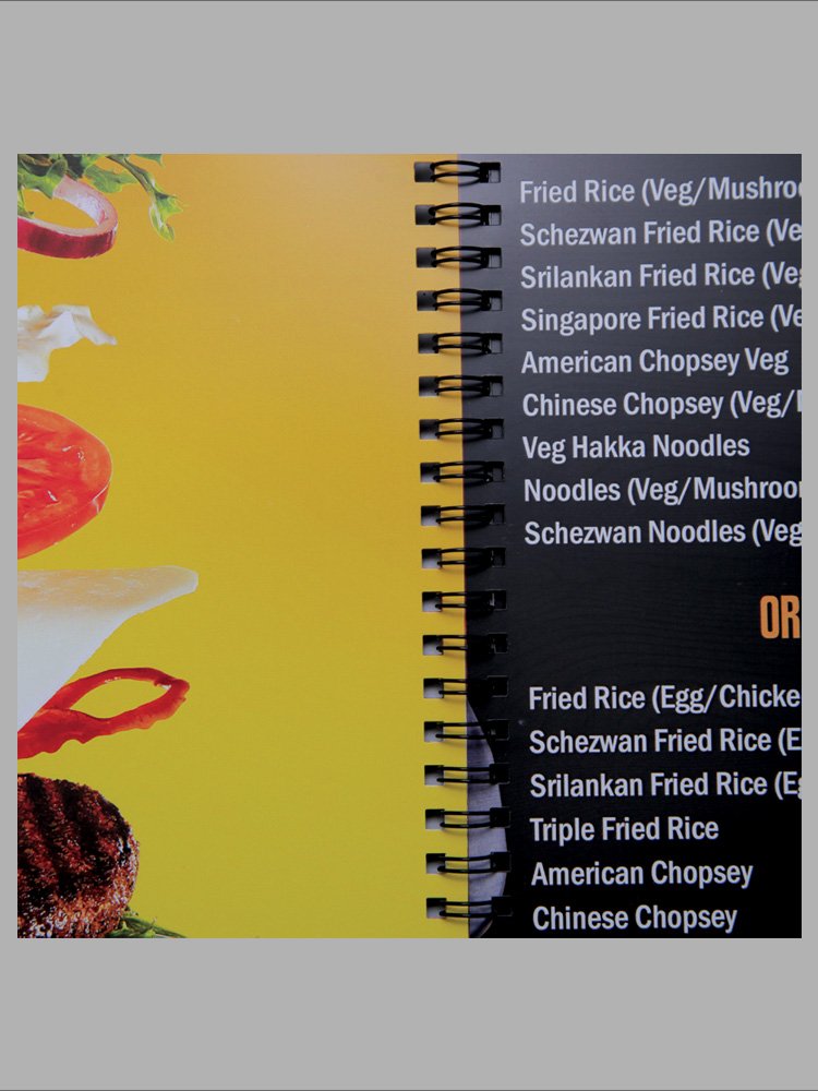 Affordable A4 Menu Card Printing » Iprintzone.com