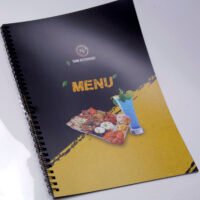 A4 Menu card