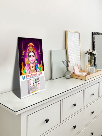 2025 Kulanthai Murugan Daily Calendar printing | Full Multicolor | Customize Calendar