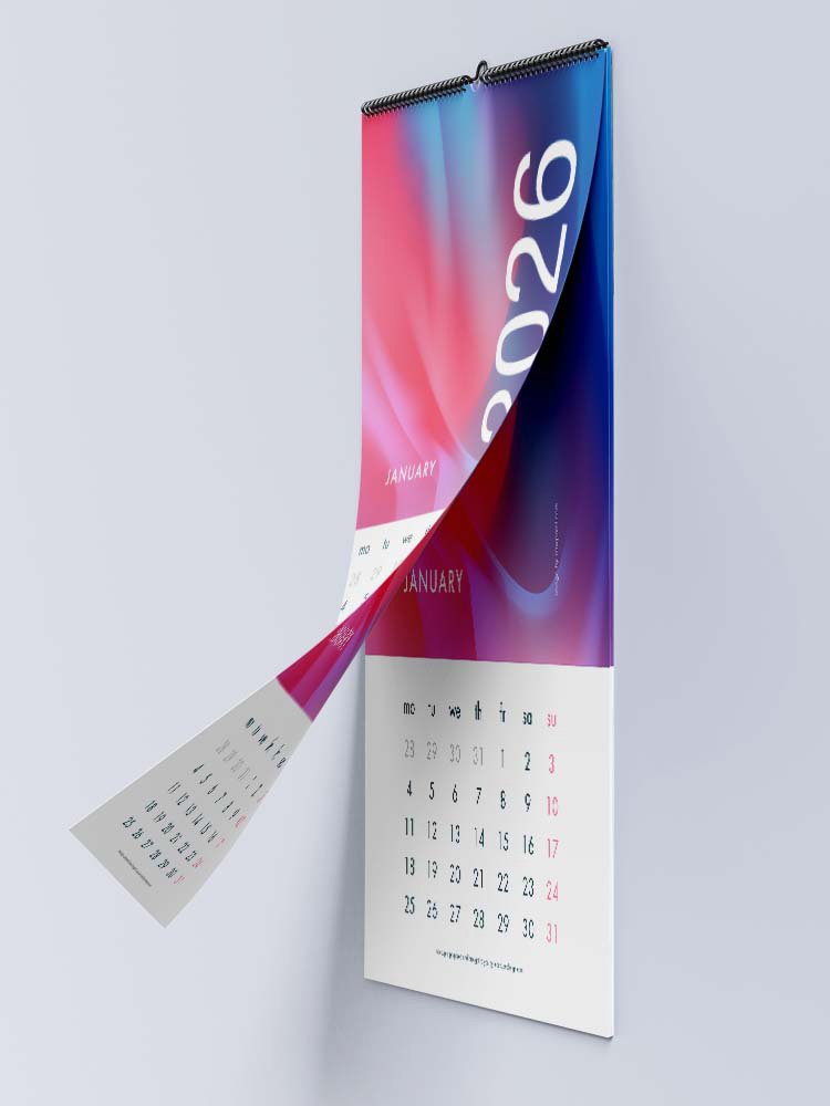 Amazing 2026 Spiral Wall Calendar Printing » Iprintzone.com