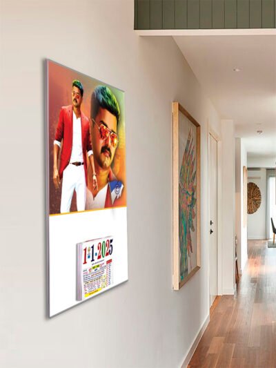 Thalapathi Vijay 2025 Calendar printing | TVK | Full Multicolor | Customize Calendar