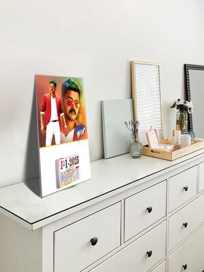Thalapathi Vijay 2025 Calendar printing | TVK | Full Multicolor | Customize Calendar