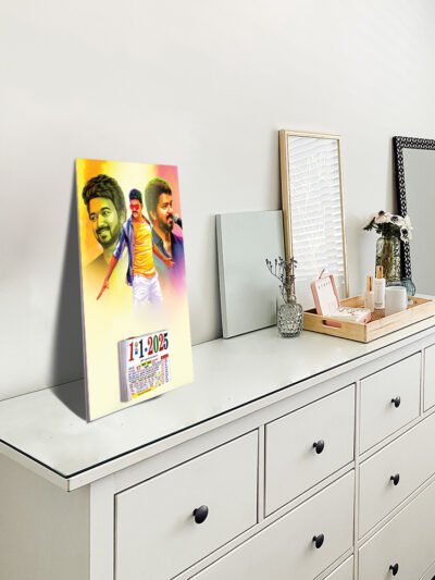 Thalapathi Vijay 2025 Calendar printing | TVK | Full Multicolor | Customize Calendar