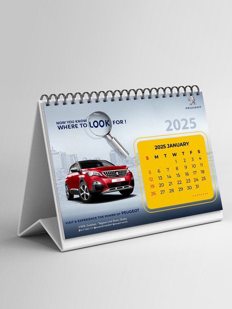 Amazing 2025 Table Calendars With Wiro Bound »