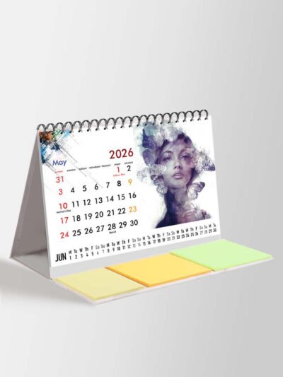 Beauty Desk Calendar with Pad