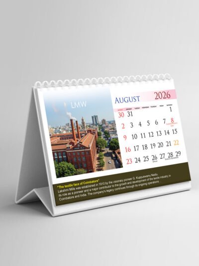 Coimbatore Table Desk Top Spiral Calendar